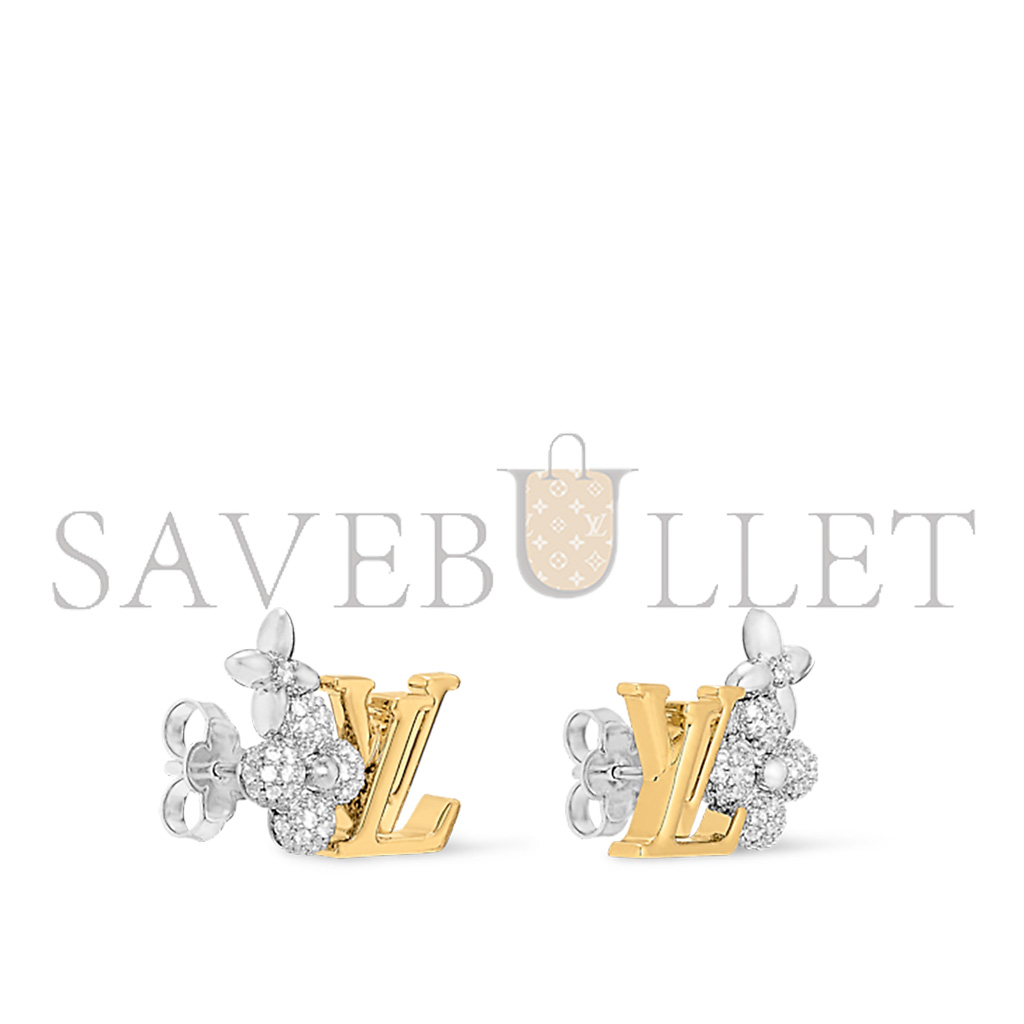 LOUIS VUITTON LV GRAM EARRINGS M01264